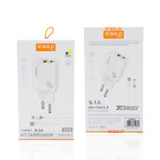 CARREGADOR TYPE C 2 USB 9.1A 40W CA42-3